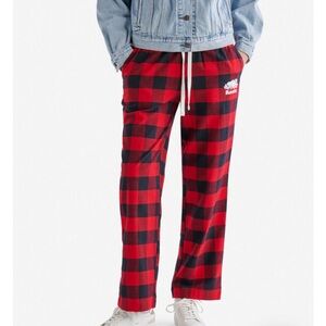 Roots Plaid Pajama Pants - Cabin Red